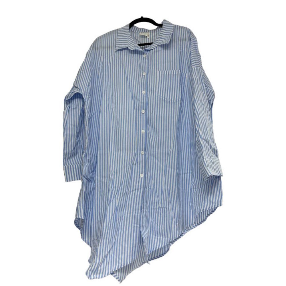 Simple Suzanne Betro Womens Long Sleeves Button Up Shirt Size 2x